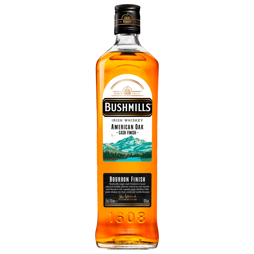 Bushmills Irish Whiskey American Oak Bourbon Finish 0,7l